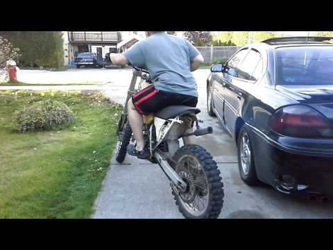 how to change oil on cr 125