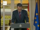 Madrid 8 nov EFE TVZapatero mostraba su satisfacción por la asistencia de España con voz y voto a la Cumbre del G-20, el próximo 15 de noviembre en Washington. En los próximos días se reunirá con los agentes sociales, expertos y con el líer de la oposición, Mariano rajoy, para preparar el encuentrozapatero-cumbre-financiera-wahington