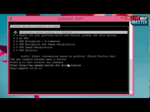 how to rebuild easyapache