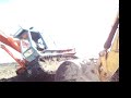 Hitachi 400 stuck on dirt pile Hitachi 400 stuck on dirt pile