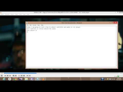 how to adjust vlc subtitles position