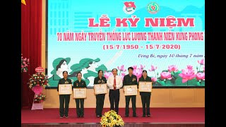 Lễ kỷ niệm 70 năm ngày truyền thống lực lượng Cựu thanh niên xung phong