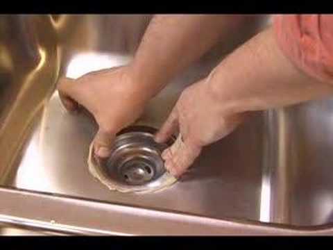 how to sink strainer