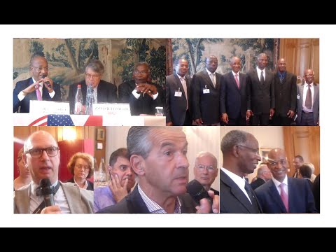 Le président de l'UFDG, face à la presse à l' European American Press Club virus Ebola, 