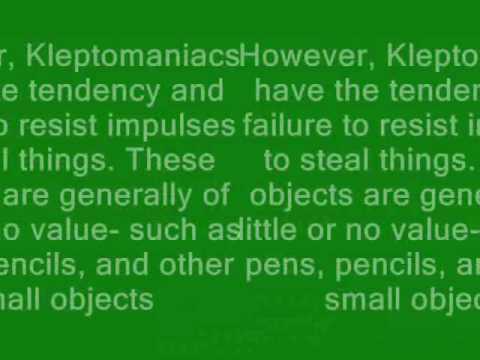 Kleptomania