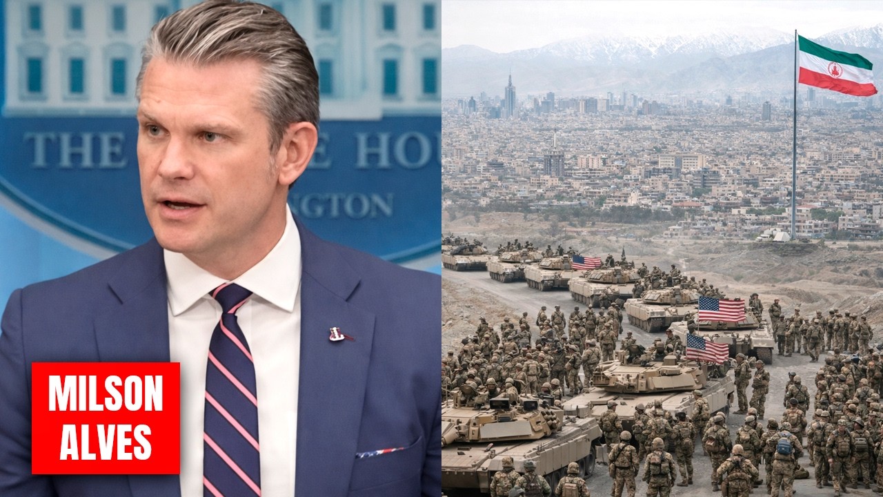 Hegseth anuncia MAIOR onda de ATAQUES contra o Irã hoje 21h