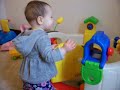 Scarlett Playing and Talking with Dad