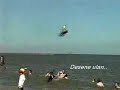 Plane Crashes into water Pilot Ejects(with sound)U?ak kazas?