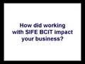 SIFE BCIT Client Hinda's Finest