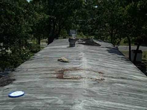 how to fix a mobile home roof leak