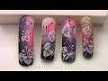 acrylic nail sculpting  flower field 