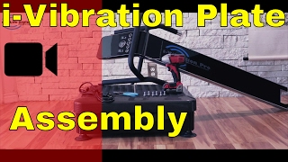 Vibration plate machine assembly.