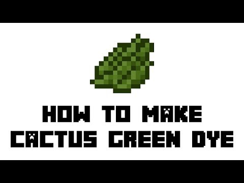 How To Make Green Dye Without Cactus - 07/2021