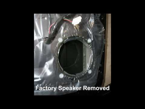 how to install door speakers pt cruiser