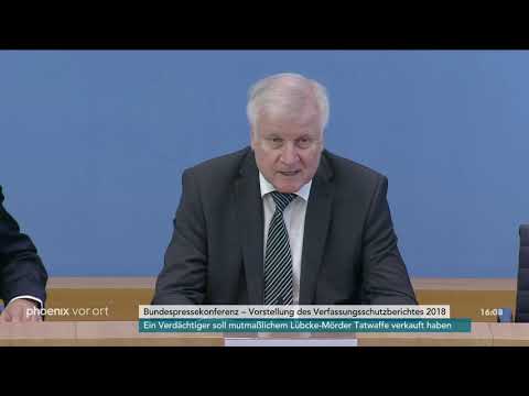 Verfassungsschutzbericht-Vorstellung 2018 mit Horst See ...