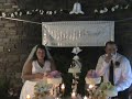 Meggan and Brian Cake eating
