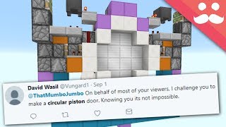 Making The Scariest Piston Door In Minecraft 1 13