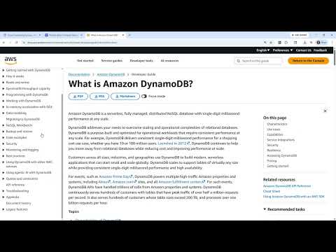 CLF-C02 - DynamoDB Follow Along