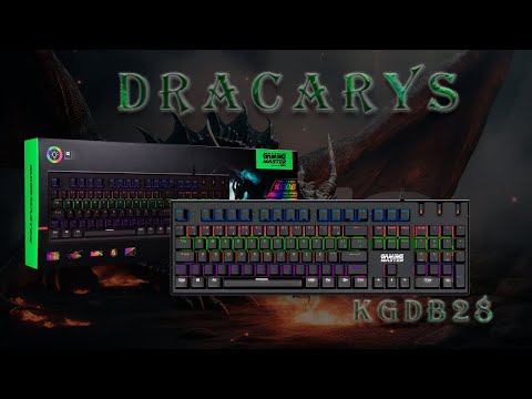 Vídeo de demonstração - Teclado Gamer DRACARYS – KGDB28