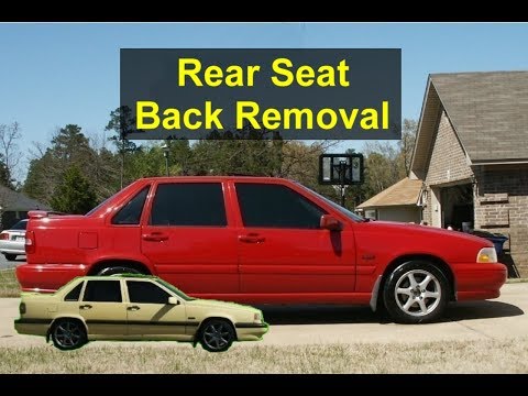 Volvo S70, 850 Rear Seat Back Removal – Auto Repair Series