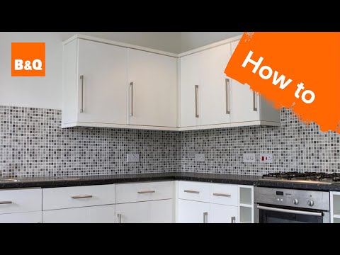 how to fit b&q end panel