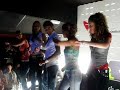 jorge gonzalez y Encarna de Operacion Triunfo en Jet