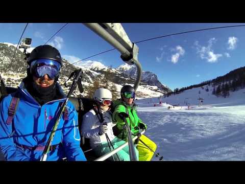 Катаемся на лыжах Sestriere