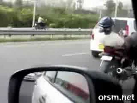 Texting on a Motorcycle