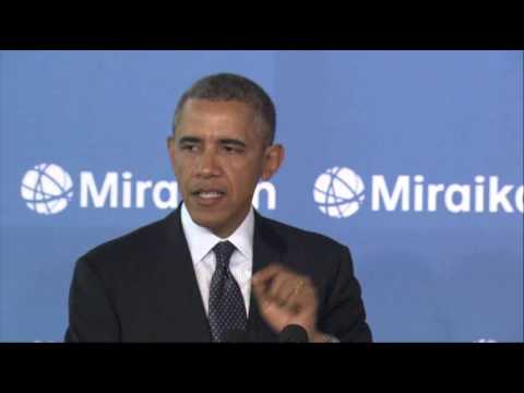 student - President Obama spoke with student innovators in Japan and urged them to take part in increased opportunities for student exchanges with the US. (April 24)