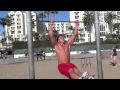 Working Out at Santa Monica Pier