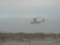 Osprey Tilt Rotor Aircraft Over Ocracoke Island