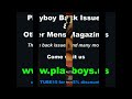 2008 Playboy Back Issues
