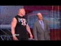 Triple H and Brock Lesnar go face-to-face: Raw, May 13, 2013