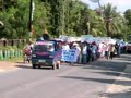 anti NPA/communist motorcade rally