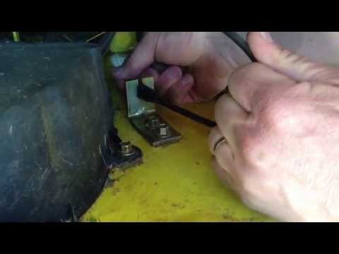 how to put a belt on a john deere l130