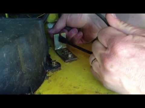 how to put a belt on a john deere l130