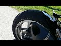 Kawasaki Z750 2007 avec pot G&G Inox Noir et sans chicane