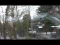 Winterexpress Winterlandschaft (Regionalexpress) Bahnfahrt nach Braunschweig Hbf