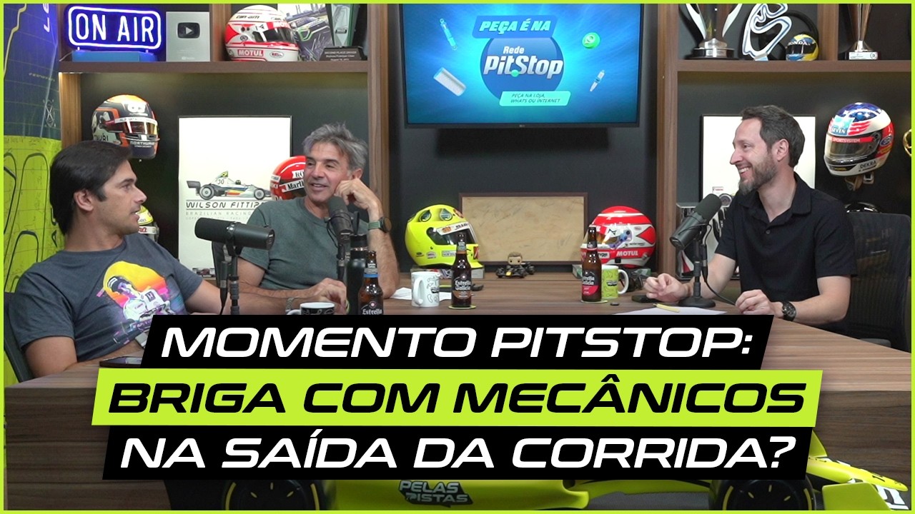 Momento Pitstop: BRIGA COM MECÂNICOS NA SAÍDA DA CORRIDA? #Cortes #PelasPistasPodcast