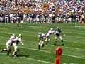 David Bruton returning an interception in for a TD.