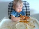 Ben making a mess
