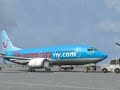 Salzburg departure Thomsonfly B733
