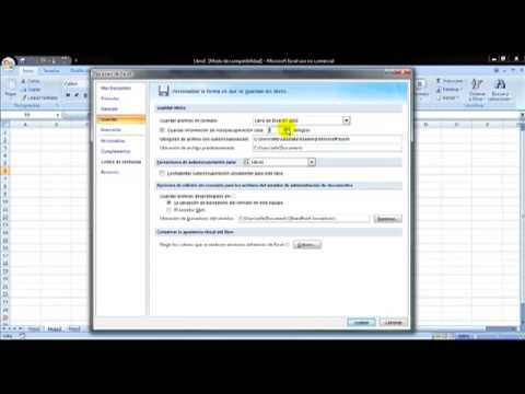 Curso Basico de Excel 2007 - 10 Autoguardar