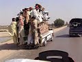 Police escort in Pakistan