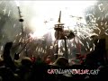 Aquelarre Cervera. Primer correfoc a la Pla�a Major.