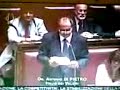 Di Pietro il 24-7-08 difende la scuola e le forze dell'ordine