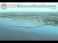 Aereal view of Cozumel city