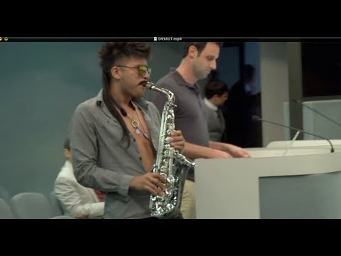 Sexy Sax Man Pranks the Mayor of Miami Beach
