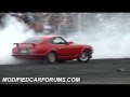 V8 Datsun 260z burnout at Supernats 2009