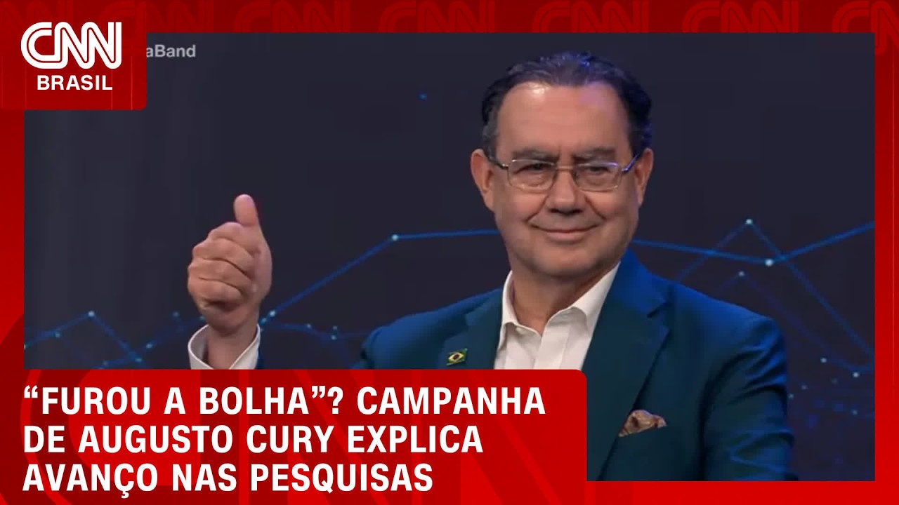 Campanha de Augusto Cury vê “bolha furada”  | BASTIDORES CNN